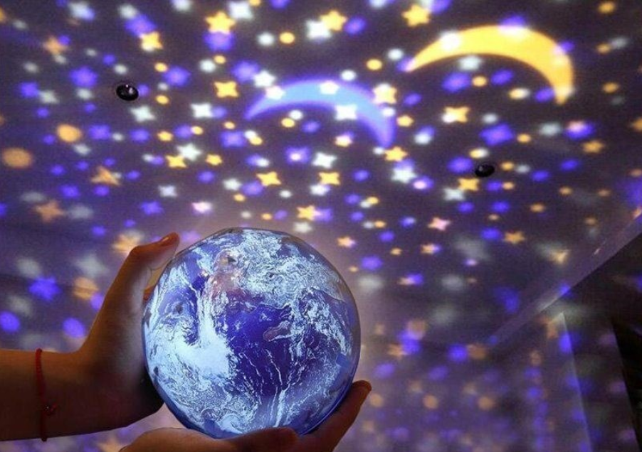 Fairy Star Projection Lamp Constellation LED Projector Night Light Earth