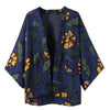 Harajuku Style Sakura No Button Batwing Sleeve Loose Coat   S