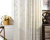 A PAIR 1.8M*2.7M Romantic Victoria White Cotton Linen Curtain