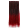60cm Extension de Cheveux Pièce Dégradé Morceau Long Droit 55 Couleurs