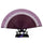 Butterfly Bone Lace Silk Folding Fan Artware    purple