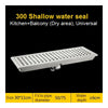 Selected 3 types 30X11CM 304 stainless steel rectangular floor drain MELISSA