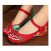 Old Beijing Cloth Embroidered Shoes Casual Color Patch