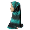 Dignified Temperament Muslim Kerchief Scarf Hat Zircon Printing   12