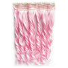 Colorful Straight Hair Wig 5 Clips Hairpiece
