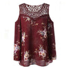 Floral Lace Crochet Off Shoulder Boutique Blouse Top