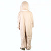 Beige Épais Hoodied Apiculture Uniforme Euipment Anti-bee Vêtements