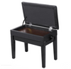 Solid Wood Heavy Piano Stool Height Adjustable Ebony