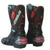 motorcycle shoes Bike race thigh boots cross-country boots knight boots Black