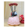 Acero Inoxidable Fruta Tenedor Creativo Cisne Adaptable Sg-4 Rosa Color