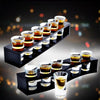 SELECT ACRYLIC Bullet CUP HOLDER 6 or 8 HOLES  26ml or 40ML 6 Cups for BAR Club