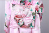 Vintage Rétro de Luxe Japonais Vêtement Kimono Costume Cosplay Yukata Robe Rose