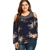 Floral Lace Crochet Off Shoulder Boutique Blouse Top