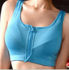 Shockproof sports bra running fitness wicking zip-front vest yoga aerobics bra