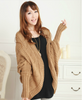 Womens Spring Autumn Fall Cable Casual Cardi Sweater Bat Coat Chic