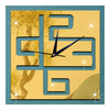 Living Room Wall Clock Decoration Digit Mirror Sticking