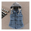 Woman Short Baseball Coat Down Coat Course Design   course sapphire blue