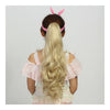 Wig Horsetail Wave Curled Claw Clip