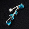 Body Puncture Ornament Leaf Navel Ring