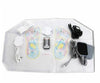 Electromagnetic Wave Pulse Circulation Foot Massager Reflexology Booster +8 pads