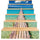 New 3D DIY PVC Waterproof  Stair Decals Wall  Floor Sticker Sea Bridge QS012