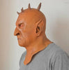 Red Eye Devil Head Mask Rubber Latex Animal Costume Full head Mask Halloween Cos