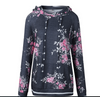 Brand New Womens'Blossom Charm Floral Casual Hoodie Sweatshirt Jumper Top