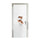 New 3D DIY PVC Waterproof  Door Wall Sticker Peering View qd014