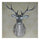 Large Size Plastic Deer Head Wall Hanging Decoration silver