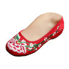 Old Beijing Cloth Embroidered Shoes Plum Blossom