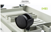 Forme de H Bureau Support Porteur Tour Ordinateur Étui CARTOUCHE Noir ou Blanc