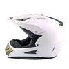 Moto Motocicleta Escúter Casco de Seguridad Blanco