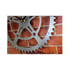 Metal Textura Three Dimensional Remache Metal Gear Reloj de Pared Europeo