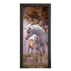 Neuf 3d Diy PVC Imperméable Porte Mur Autocollant Décoration Licorne Qd058