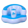 Inflatable Bath Stool Sofa Chair Children Baby   blue