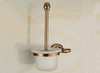 Antique Salle de Bain Accessoires Toilette Brosse Brosse Rack Portoir Combo