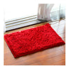 Chenille Carpet Non-slip Ground Door Mat   bright red   40*60cm