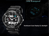 Men Multifunctional Sport Waterproof Digital Watch Alarm