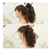 Wig Horsetail Wave Curled Claw Clip