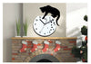 Katze Klettern auf die Uhr Wanduhr Modisch Kreativ Klein Katze