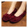 Suede Gommino Causal Women Thin Shoes  wine red