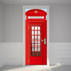 New 3D DIY PVC Waterproof  Door Wall Mural Sticker Telephone booth qd010