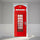 New 3D DIY PVC Waterproof  Door Wall Mural Sticker Telephone booth qd010