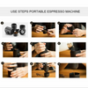 Tragbar Tragbar Espressomaschine Manueller Druck Kaffeemaschine