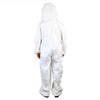 White Thick Hoodied Beekeeping Uniform Euipment Anti-bee Clothes