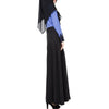 Muslimisch Motley Locker Langes Kleid Langärmlig