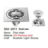 Choisissez 304-2011 Double Usage Acier Inoxydable 304 Drain de Sol Prince Fox