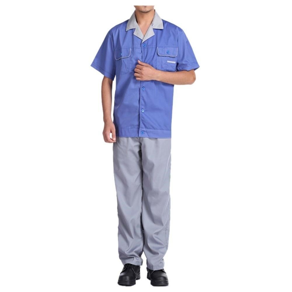 417 Summer Short Sleeve Working Protective Gear Uniform Welder Jacket   170