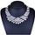 Fashionable Multi-layer Zircon Garment Accessory  Short Necklace Exaggerated Cry