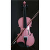 Student Akustische Violine Voll 3/4 Ahorn Fichte mit Etui Schleife Harz Rosa